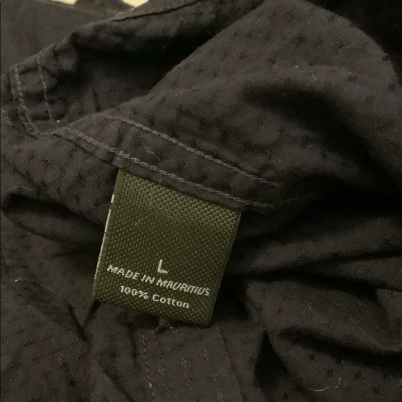 ✨NWOT Marc Anthony Textured Navy Long-Sleeved Dress Shirt✨ - Picture 6 of 6